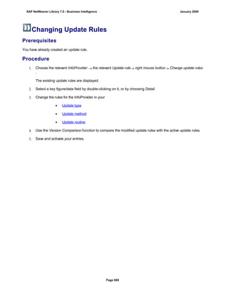 SAP BI 7.0 Info Providers