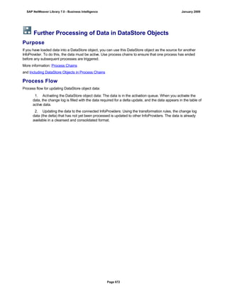 SAP BI 7.0 Info Providers