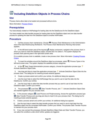 SAP BI 7.0 Info Providers