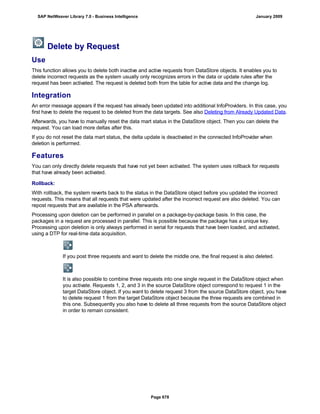 SAP BI 7.0 Info Providers