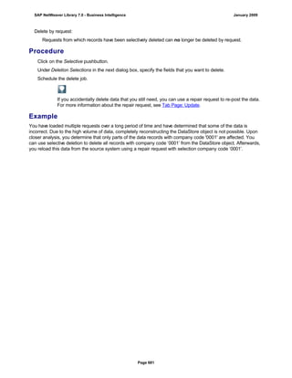 SAP BI 7.0 Info Providers