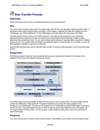 SAP BI 7.0 Info Providers