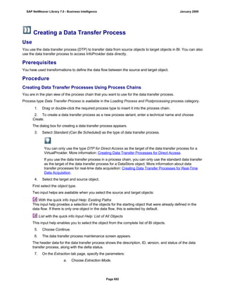 SAP BI 7.0 Info Providers
