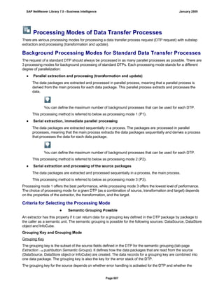 SAP BI 7.0 Info Providers