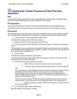 SAP BI 7.0 Info Providers