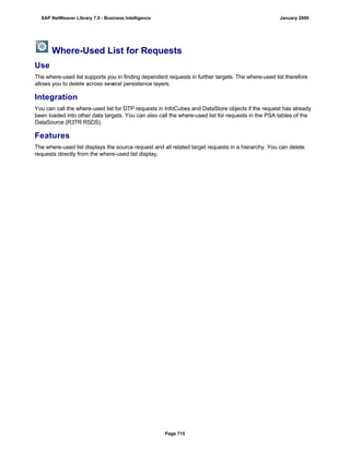 SAP BI 7.0 Info Providers