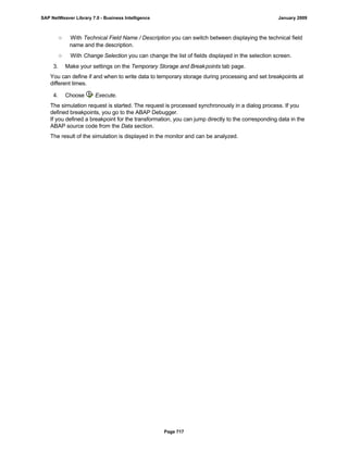 SAP BI 7.0 Info Providers