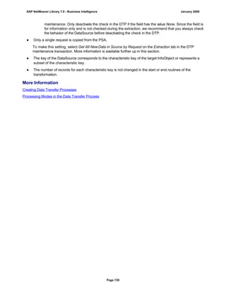 SAP BI 7.0 Info Providers