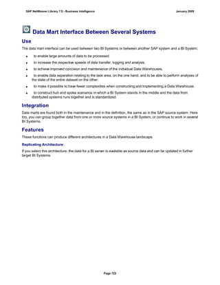 SAP BI 7.0 Info Providers