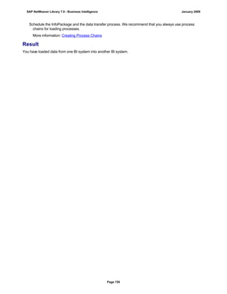 SAP BI 7.0 Info Providers