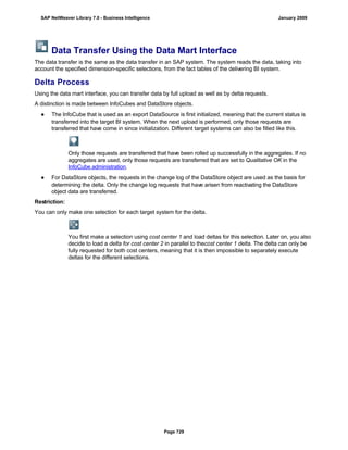 SAP BI 7.0 Info Providers