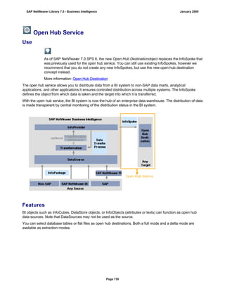 SAP BI 7.0 Info Providers