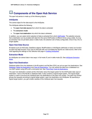 SAP BI 7.0 Info Providers