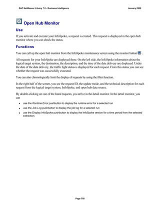 SAP BI 7.0 Info Providers