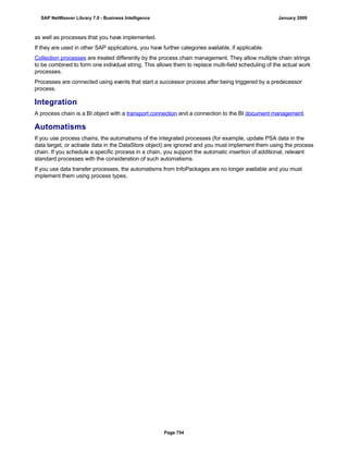 SAP BI 7.0 Info Providers