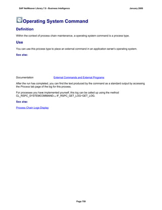 SAP BI 7.0 Info Providers