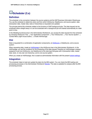 SAP BI 7.0 Info Providers