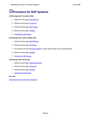 SAP BI 7.0 Info Providers