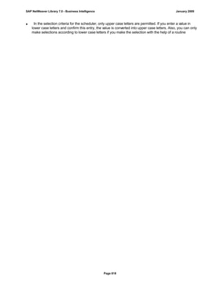 SAP BI 7.0 Info Providers