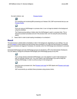SAP BI 7.0 Info Providers