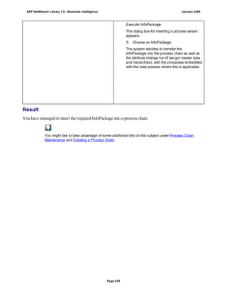 SAP BI 7.0 Info Providers