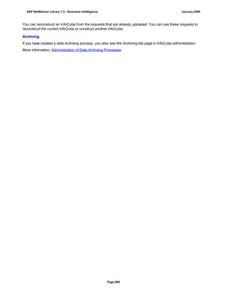 SAP BI 7.0 Info Providers