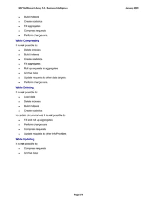 SAP BI 7.0 Info Providers