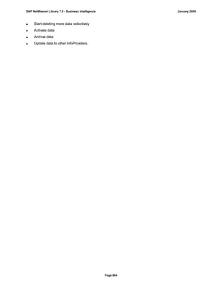 SAP BI 7.0 Info Providers