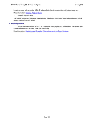SAP BI 7.0 Info Providers
