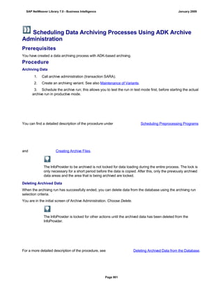 SAP BI 7.0 Info Providers