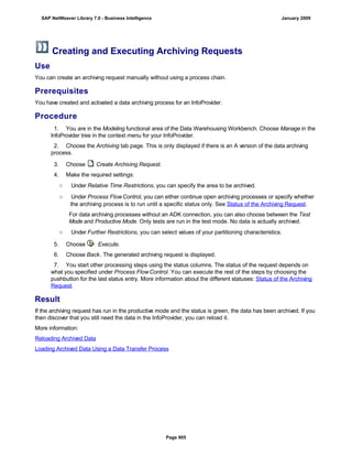 SAP BI 7.0 Info Providers