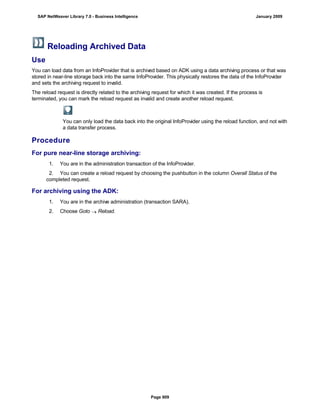 SAP BI 7.0 Info Providers