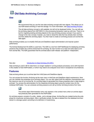 SAP BI 7.0 Info Providers