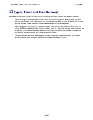 SAP BI 7.0 Info Providers