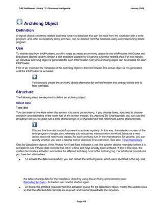 SAP BI 7.0 Info Providers