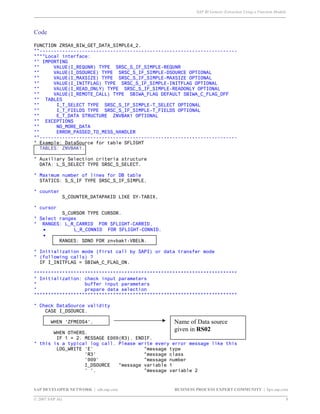 Generic Extraction Based On Function Module – MFPD
