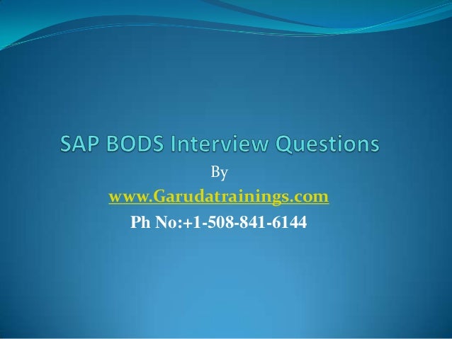 The Best Sap Hana Interview Questions Answers Updated 2020