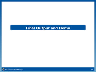 Final Output and Demo 
