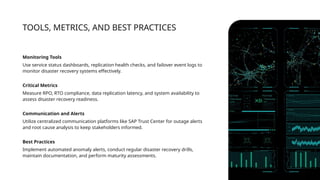 SAP_BTP_DRC_Monitoring SAP BTP DRC Monitoring Overview | PPTX