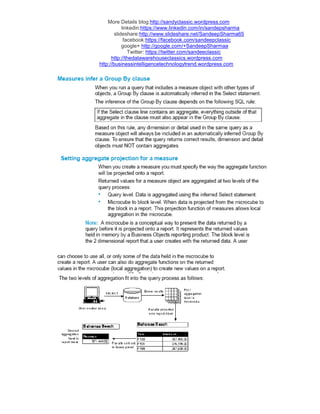 More Details blog:http://sandyclassic.wordpress.com
linkedin:https://www.linkedin.com/in/sandepsharma
slideshare:http://www.slideshare.net/SandeepSharma65
facebook:https://facebook.com/sandeepclassic
google+ http://google.com/+SandeepSharmaa
Twitter: https://twitter.com/sandeeclassic
http://thedatawarehouseclassics.wordpress.com
http://businessintelligencetechnologytrend.wordpress.com
 