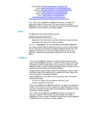More Details blog:http://sandyclassic.wordpress.com
linkedin:https://www.linkedin.com/in/sandepsharma
slideshare:http://www.slideshare.net/SandeepSharma65
facebook:https://facebook.com/sandeepclassic
google+ http://google.com/+SandeepSharmaa
Twitter: https://twitter.com/sandeeclassic
http://thedatawarehouseclassics.wordpress.com
http://businessintelligencetechnologytrend.wordpress.com
 