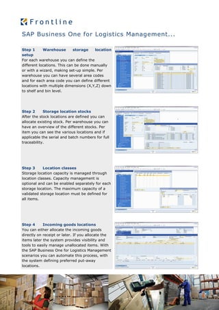 SAP Business One for Logistics Management | PDF