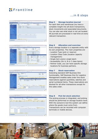 SAP Business One for Logistics Management | PDF