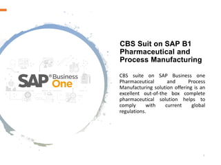 ERP for Pharmaceutical Industry | PPT