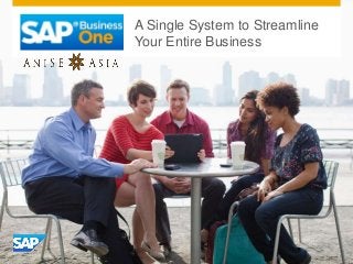 © 2015 Anise Asia Cloud Sdn Bhd. All rights reserved. 1
A Single System to Streamline
Your Entire Business
 