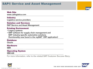 © 2010 SAP AG. All rights reserved. / Page 49
SAP® Service and Asset Management
 