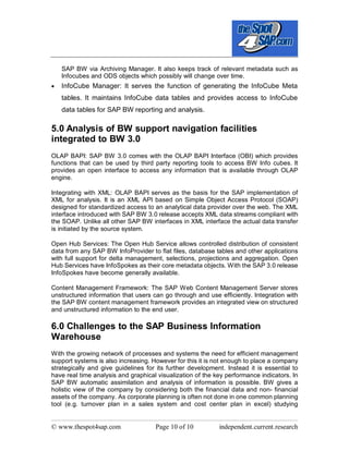 Sap business warehouse_v1 | PDF | Databases | Computer Software and ...