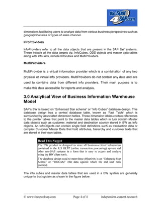 Sap business warehouse_v1 | PDF