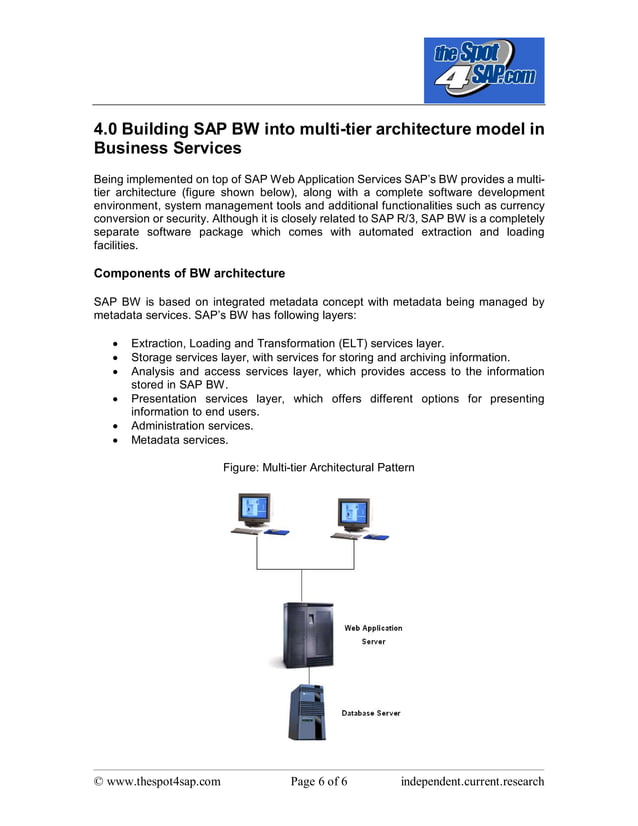 Sap business warehouse_v1 | PDF