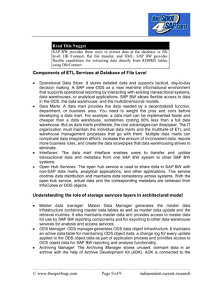Sap business warehouse_v1 | PDF